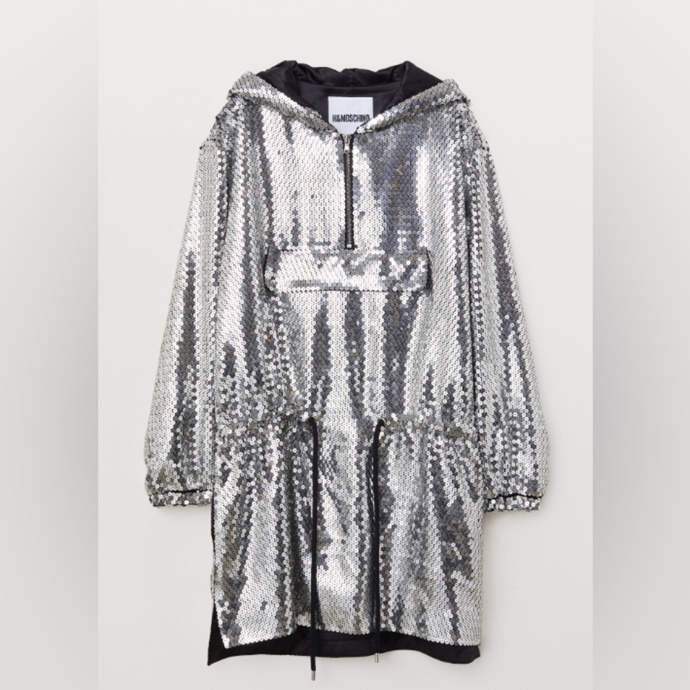 Moschino X H&M Sequin Hoodie Dress NWT